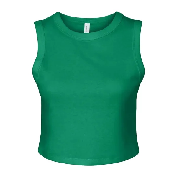 BELLA + CANVAS Women's Micro Rib Muscle Crop Tank... from ASI 84358 S&S Activewear
