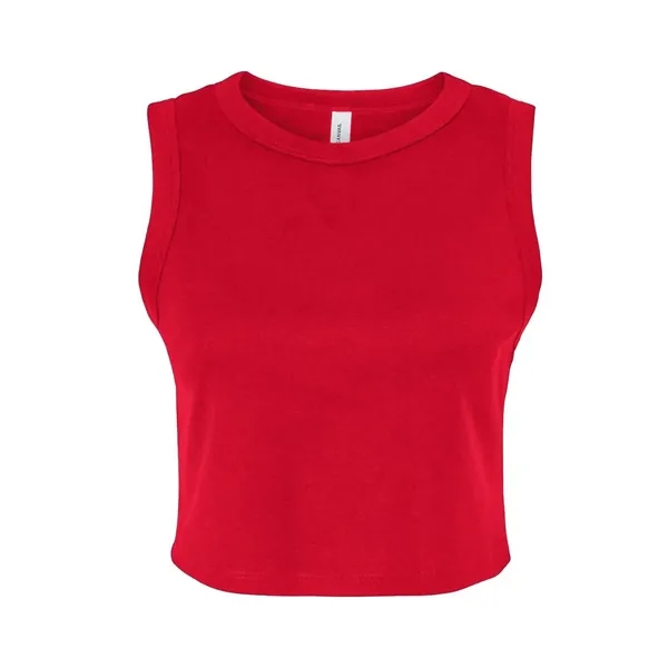 BELLA + CANVAS Women's Micro Rib Muscle Crop Tank... from ASI 84358 S&S Activewear