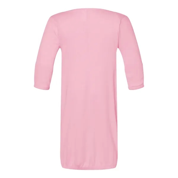 Infant 1x1 baby rib lap shoulder layette. Blank product.... from ASI 84358 S&S Activewear