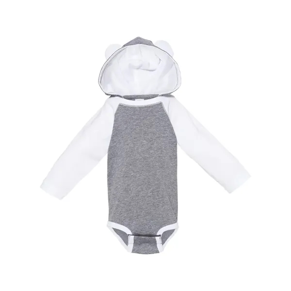 Rabbit Skins Fine Jersey Infant Character Hooded Long Sle...... from ASI 84358 S&S Activewear