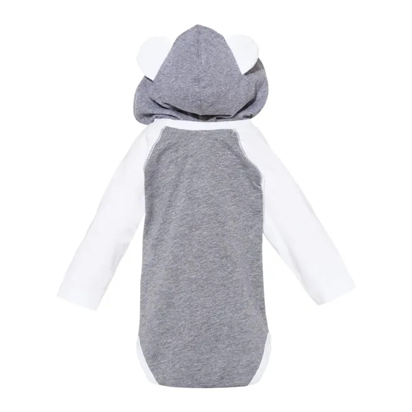 Rabbit Skins Fine Jersey Infant Character Hooded Long Sle...... from ASI 84358 S&S Activewear