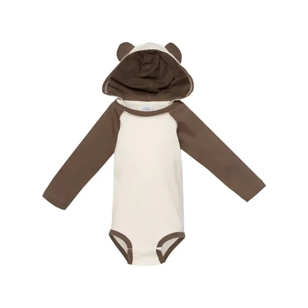 Rabbit Skins Fine Jersey Infant Character Hooded Long Sle...... from ASI 84358 S&S Activewear
