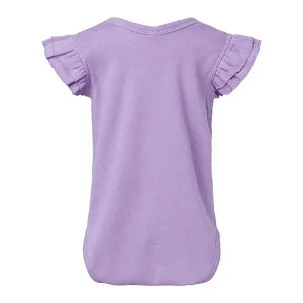 Rabbit Skins Infant Flutter Sleeve Baby Rib Bodysuit... from ASI 84358 S&S Activewear