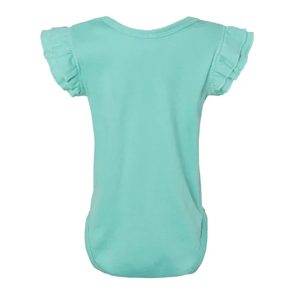 Rabbit Skins Infant Flutter Sleeve Baby Rib Bodysuit... from ASI 84358 S&S Activewear