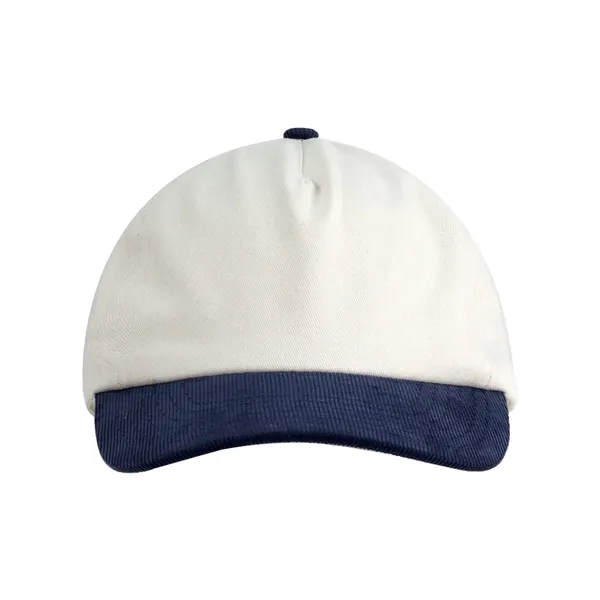 Big Accessories Two-Tone Corduroy Cap... from ASI 84358 S&S Activewear