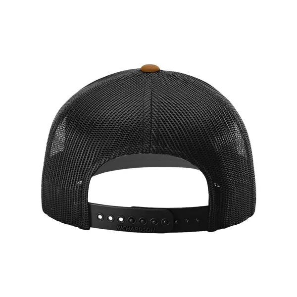 Trucker snapback cap made of polyester/cotton with a mesh back and... from ASI 84358 S&S Activewear