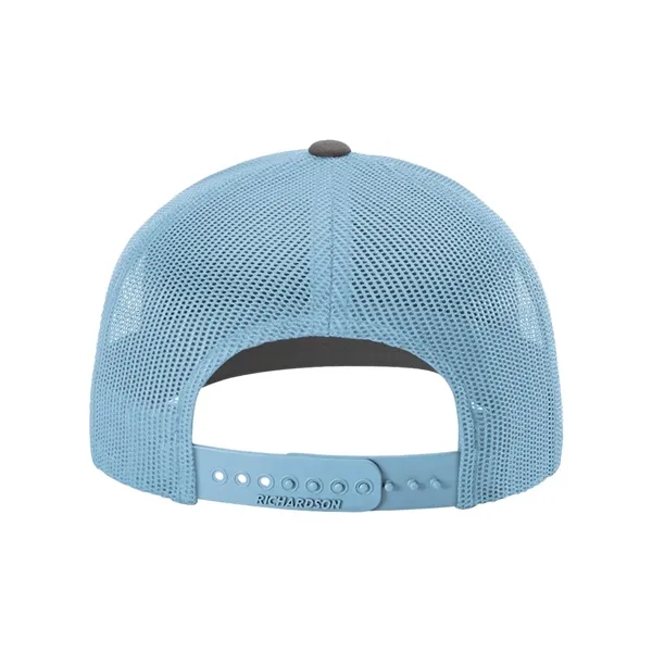 Trucker snapback cap made of polyester/cotton with a mesh back and... from ASI 84358 S&S Activewear