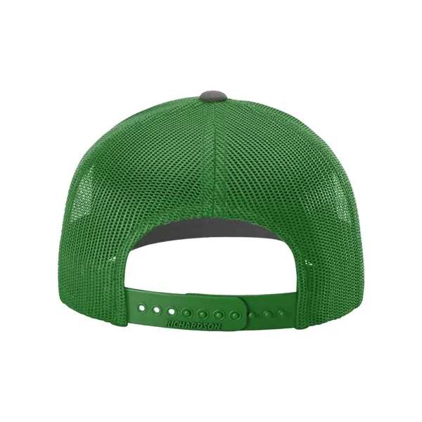 Trucker snapback cap made of polyester/cotton with a mesh back and... from ASI 84358 S&S Activewear
