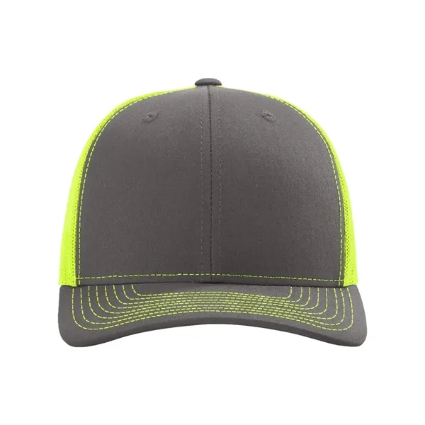 Trucker snapback cap made of polyester/cotton with a mesh back and... from ASI 84358 S&S Activewear