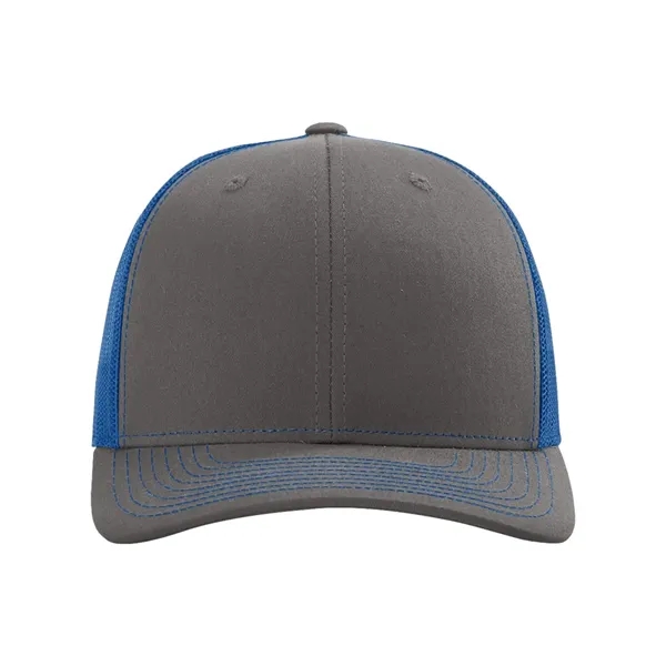 Trucker snapback cap made of polyester/cotton with a mesh back and... from ASI 84358 S&S Activewear