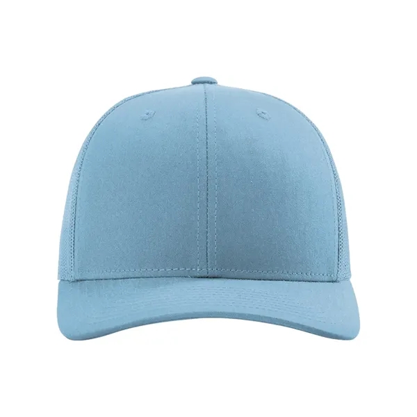 Trucker snapback cap made of polyester/cotton with a mesh back and... from ASI 84358 S&S Activewear