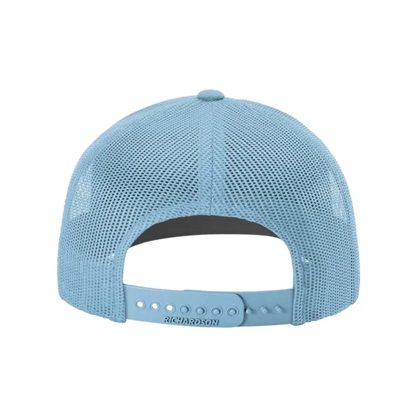 Trucker snapback cap made of polyester/cotton with a mesh back and... from ASI 84358 S&S Activewear