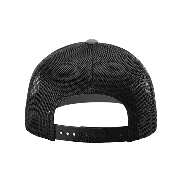 Trucker snapback cap made of polyester/cotton with a mesh back and... from ASI 84358 S&S Activewear