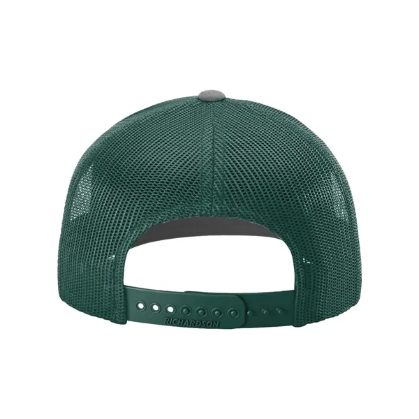 Trucker snapback cap made of polyester/cotton with a mesh back and... from ASI 84358 S&S Activewear