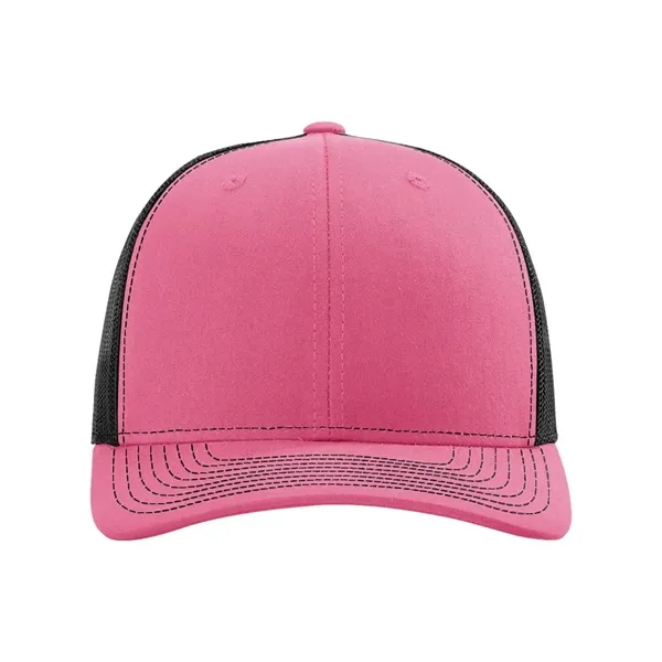 Trucker snapback cap made of polyester/cotton with a mesh back and... from ASI 84358 S&S Activewear