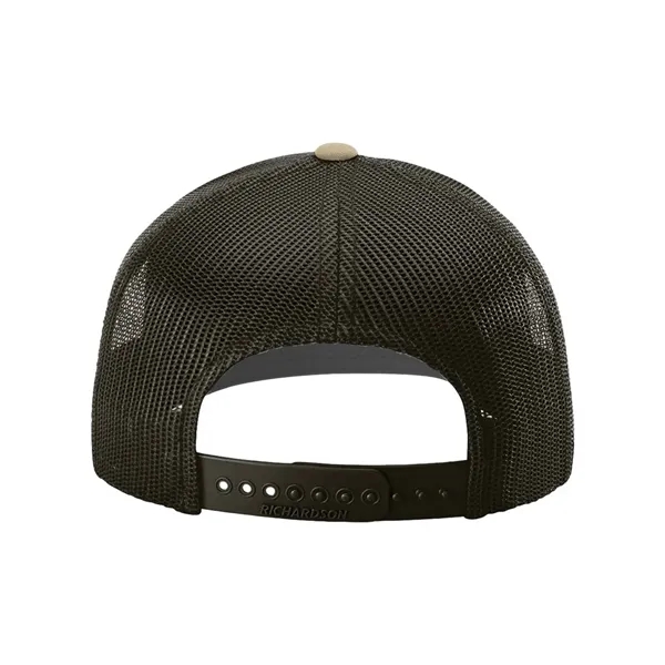 Trucker snapback cap made of polyester/cotton with a mesh back and... from ASI 84358 S&S Activewear