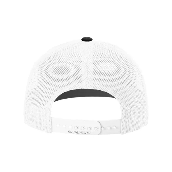 Trucker snapback cap made of polyester/cotton with a mesh back and... from ASI 84358 S&S Activewear