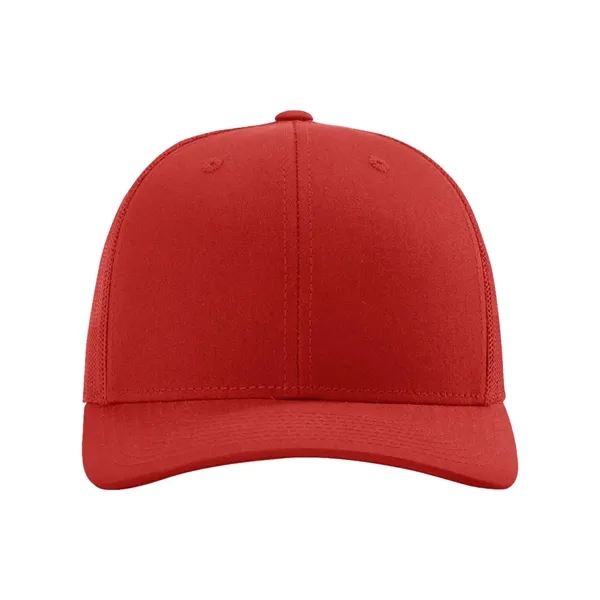 Trucker snapback cap made of polyester/cotton with a mesh back and... from ASI 84358 S&S Activewear