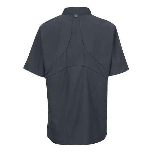 Chef Designs Mimix™ Short Sleeve Chef Coat with OilBlok... from ASI 84358 S&S Activewear