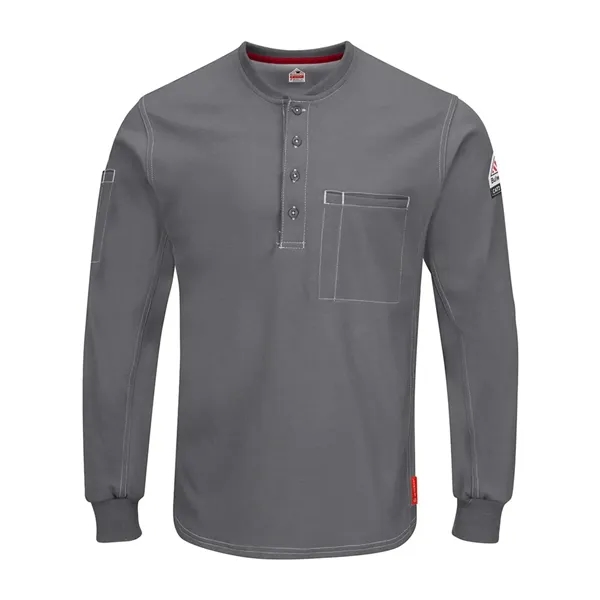 iQ Series® Plus Long Sleeve Henley - Long Sizes... from ASI 84358 S&S Activewear