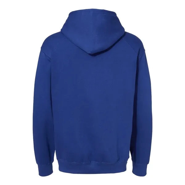 Pullover sweatshirt with two-ply hood and front pouch pocket with a... from ASI 84358 S&S Activewear