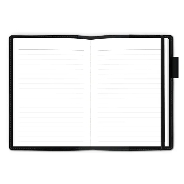 5.25x7.5 soft cover refillable journal with deboss, elastic closure, pen loop,... from ASI 91340 Journalbooks/Timeplanner Calendars