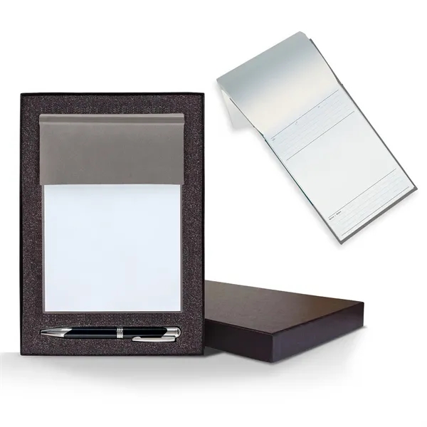 5 5/16" x 7 7/16" cube note gift set with 640... from ASI 68507 The Magnet Group / Castelli