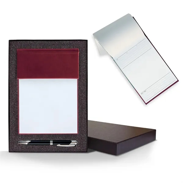 5 5/16" x 7 7/16" cube note gift set with 640... from ASI 68507 The Magnet Group / Castelli