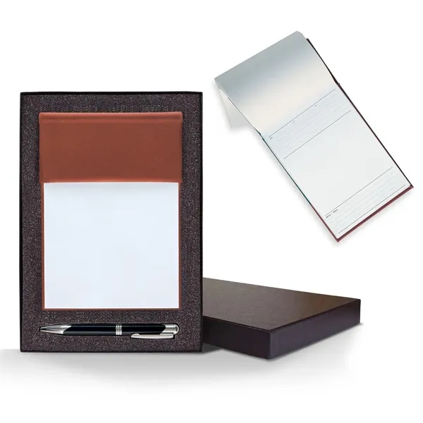5 5/16" x 7 7/16" cube note gift set with 640... from ASI 68507 The Magnet Group / Castelli