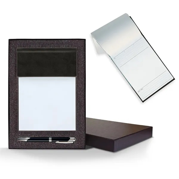 5 5/16" x 7 7/16" cube note gift set with 640... from ASI 68507 The Magnet Group / Castelli