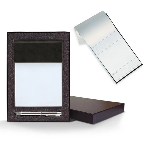5 5/16" x 7 7/16" cube note gift set with 640... from ASI 68507 The Magnet Group / Castelli