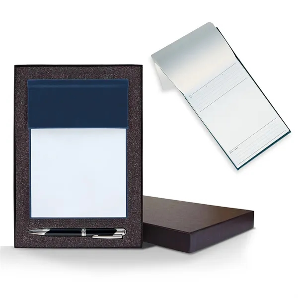 5 5/16" x 7 7/16" cube note gift set with 640... from ASI 68507 The Magnet Group / Castelli