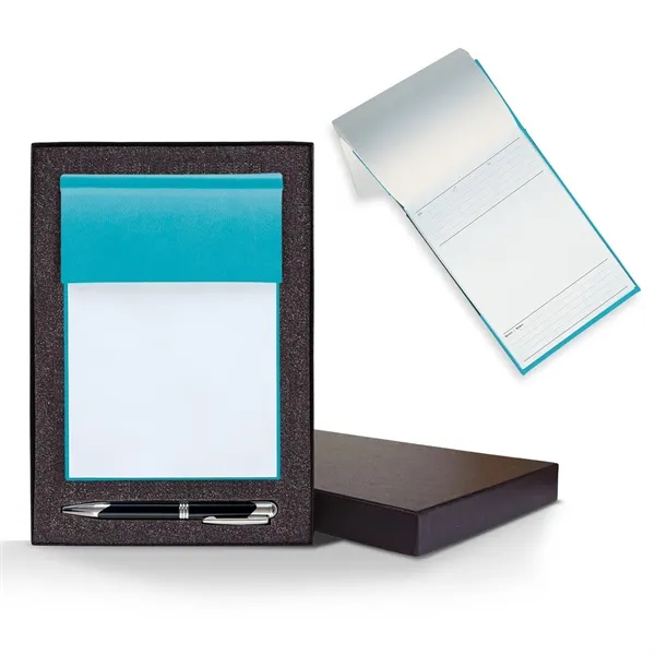 5 5/16" x 7 7/16" cube note gift set with 640... from ASI 68507 The Magnet Group / Castelli