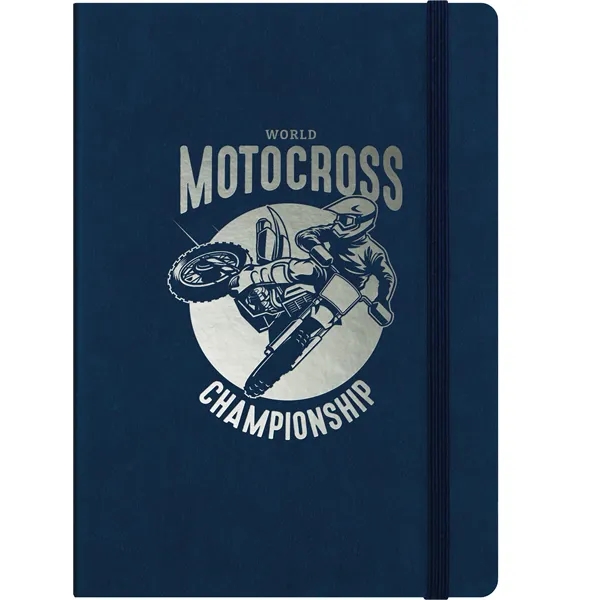 5x7 soft flexible wraparound covers w/deboss, 80 sheets recycled paper, pen... from ASI 91340 Journalbooks/Timeplanner Calendars