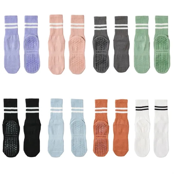 Anti slip combed cotton women socks plus full color heat transfer... from ASI 37218 Athena Promo (tm)