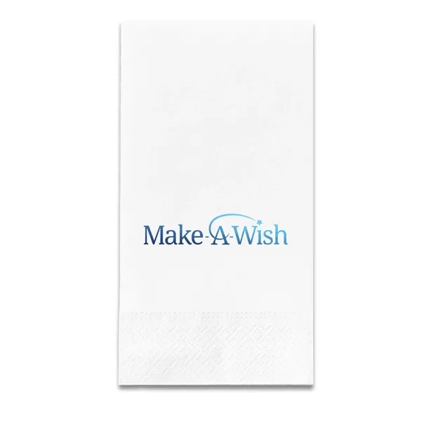 4.5" x 8" three-ply white foil-stamped hand towel made in the... from ASI 91880 Tranter Graphics Inc