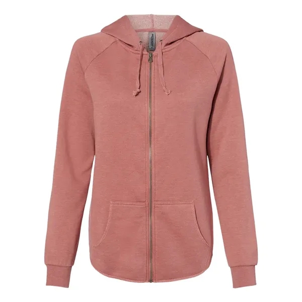 Independent Trading Co. Women's California Wave Wash Zip ...... from ASI 84358 S&S Activewear