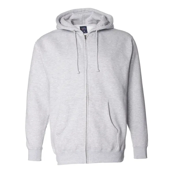 Full-zip, 10.0 oz., 80% cotton / 20% polyester hooded sweatshirt. Blank... from ASI 84358 S&S Activewear