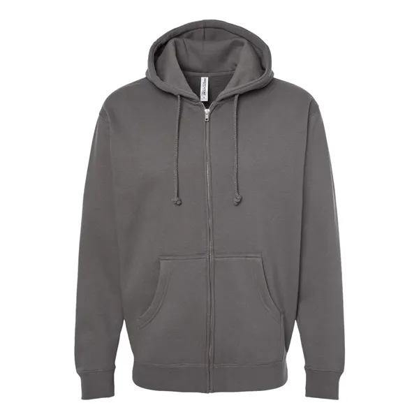 Full-zip, 10.0 oz., 80% cotton / 20% polyester hooded sweatshirt. Blank... from ASI 84358 S&S Activewear