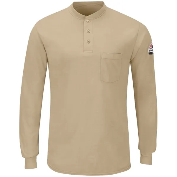Bulwark Long Sleeve Henley - Long Sizes... from ASI 84358 S&S Activewear