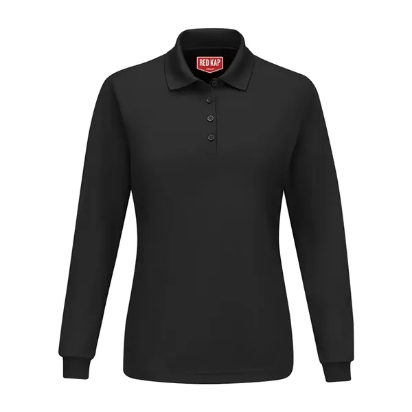 Women's Long Sleeve Performance Knit Polo... from ASI 84358 S&S Activewear