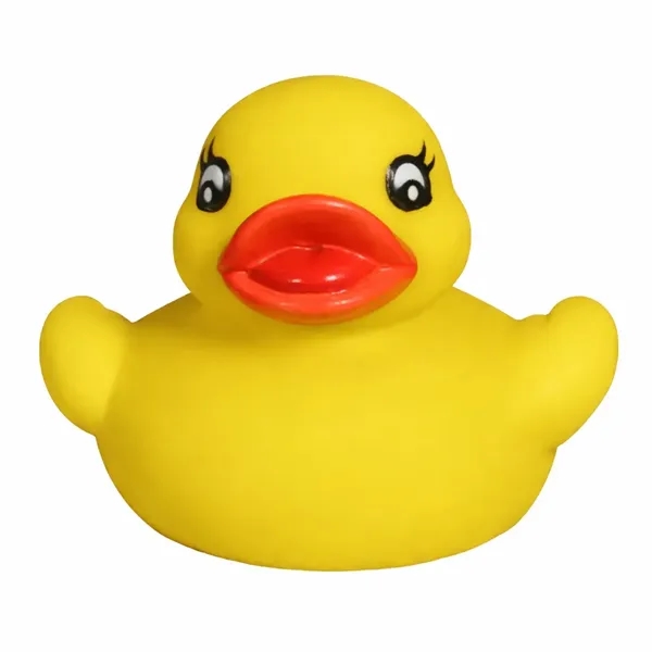 Mini squeaking rubber duck toys, balanced for floating.... from ASI 31977 Adline Industries Inc