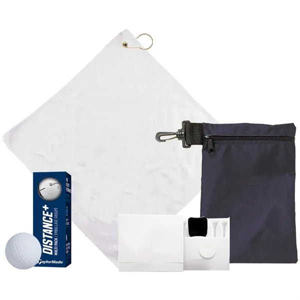 Custom Golfer's Pal golf kit with balls, towel, tees, divot tool... from ASI 38120 Ball Pro / Diversified Quality Kitchenware