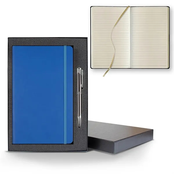 Tucson Flex Medio Lined Ivory Journal Gift Set... from ASI 68507 The Magnet Group