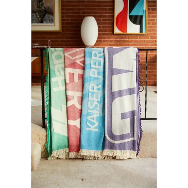 Made in the USA from ultra-soft recycled cotton, this two-yarn woven... from ASI 91605 Towel Specialties