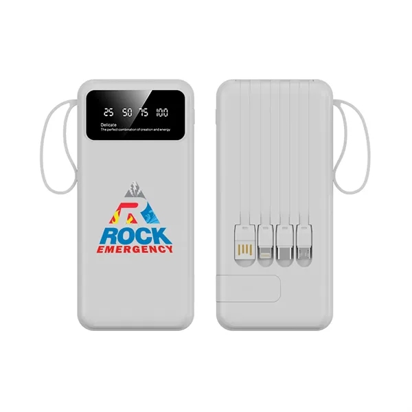 10000 mah power bank with light up power gauge, phone stand... from ASI 90859 Tempo Industries Inc