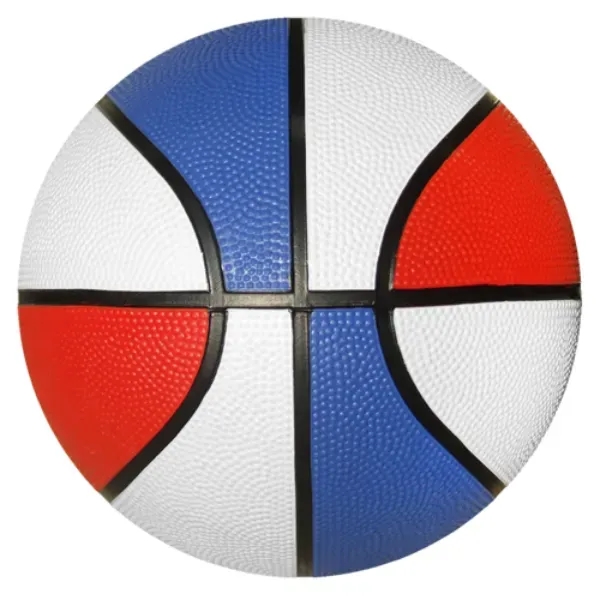 Red White and Blue 5" Mini Rubber Basketball... from ASI 55675 Galaxy Balloons Inc