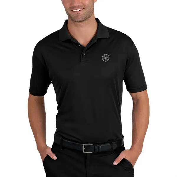 Men's moisture wicking polo shirt with 3 button placket, rib knit... from ASI 39552 BEL Promo