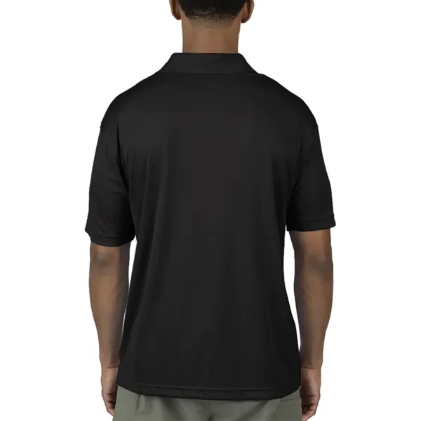 Men's moisture wicking polo shirt with 3 button placket, rib knit... from ASI 39552 BEL Promo