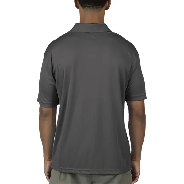 Men's moisture wicking polo shirt with 3 button placket, rib knit... from ASI 39552 BEL Promo